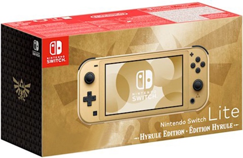 Nintendo Switch Lite, 32GB Ed. Hyrule Dourado, (Sem DLC) Caixa